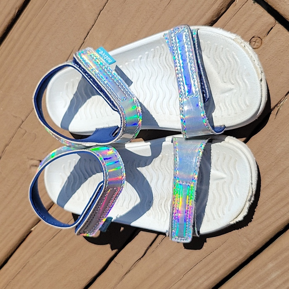 Native Shoes Charley Hologram Sandal Size 10